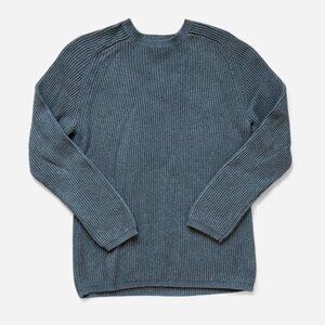 Old Navy Grey Ribbed Knit Sweater